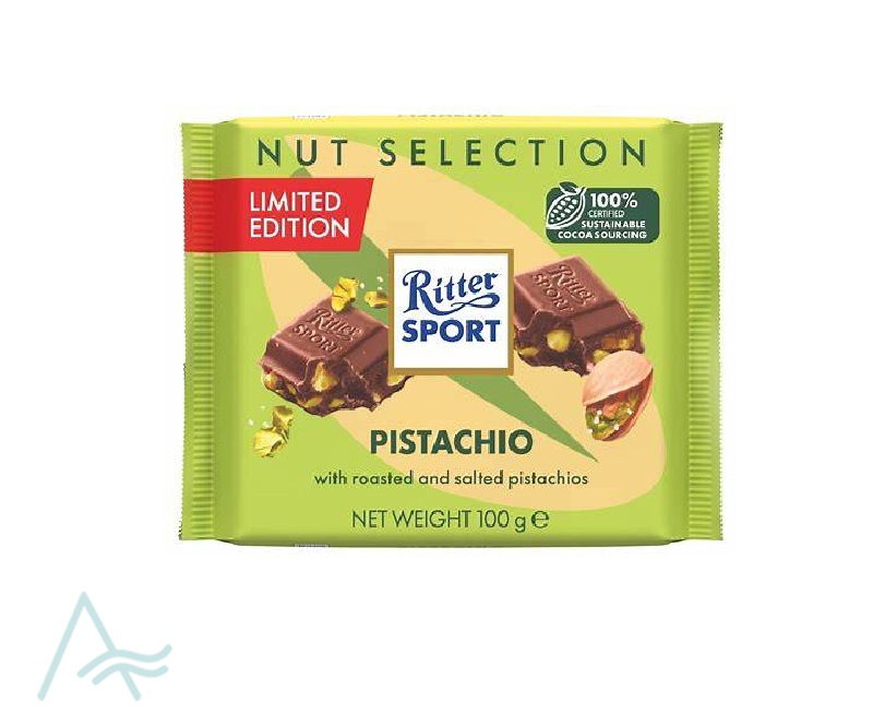 RITTER SPORT PISTACHIO 100 G